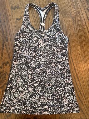 lululemon Cool Racerback II Floral Print Tank Top